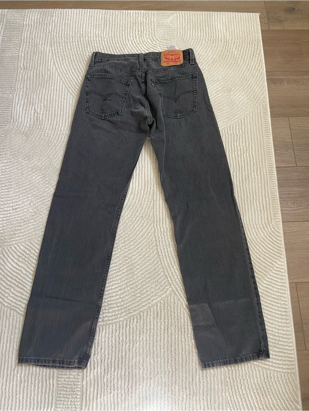 Levi's Men's Charcoal Straight-Leg Jeans 30x34
